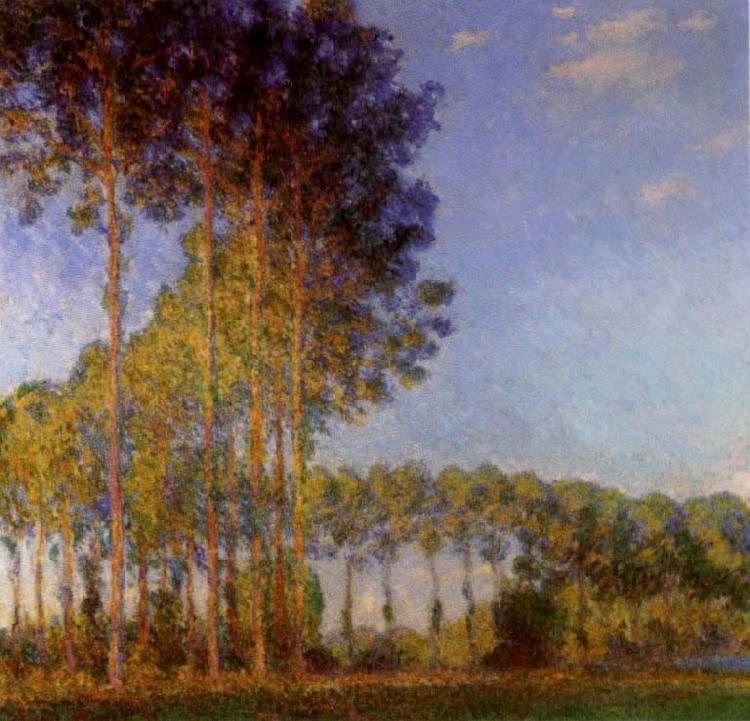 Claude Monet Poplars on the banks of the River Epte France oil painting art